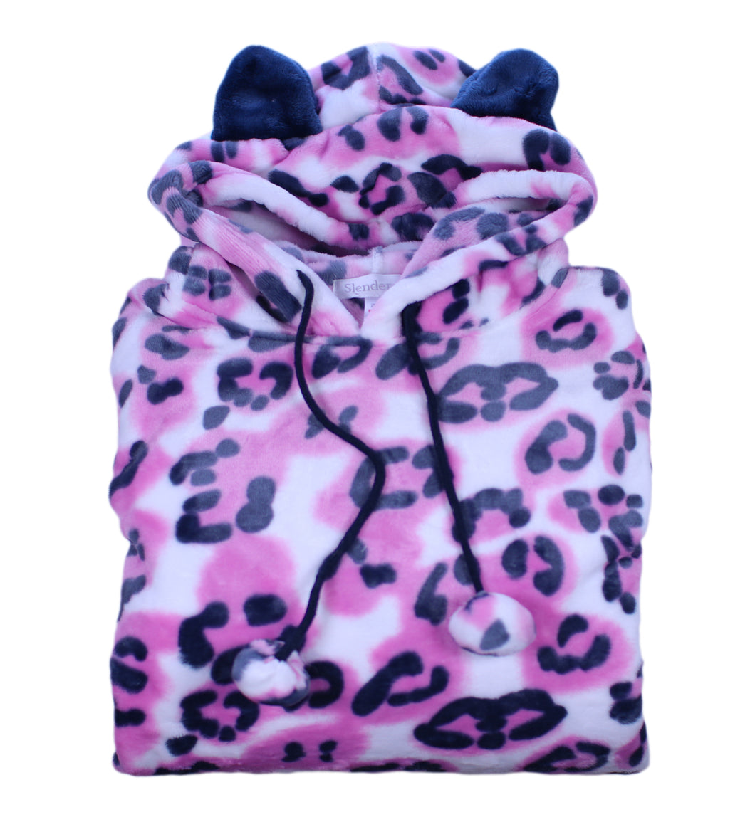 Slenderella Ladies Animal Print Pullover Slouch (Medium or Large)