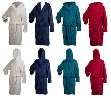Load image into Gallery viewer, Slenderella Ladies Hooded Waffle Dressing Gown (Various Colours &amp; Sizes)