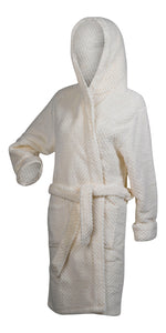 Slenderella Ladies Hooded Waffle Dressing Gown (Various Colours & Sizes)