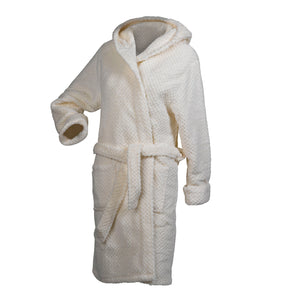 Slenderella Ladies Hooded Waffle Dressing Gown (Various Colours & Sizes)