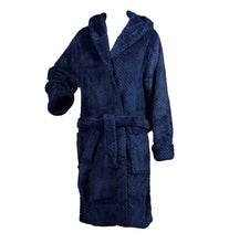 Load image into Gallery viewer, Slenderella Ladies Hooded Waffle Dressing Gown (Various Colours &amp; Sizes)