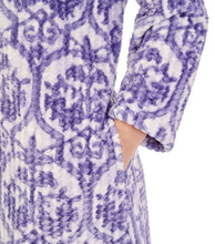 Load image into Gallery viewer, Slenderella Ladies Damask Waffle Fleece Button Dressing Gown (2 Colours)