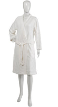 Load image into Gallery viewer, Slenderella Ladies Luxurious Zig Zag Pattern Soft Fleece Dressing Gown (3 Colours)