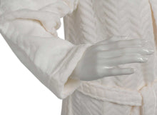 Load image into Gallery viewer, Slenderella Ladies Luxurious Zig Zag Pattern Soft Fleece Dressing Gown (3 Colours)