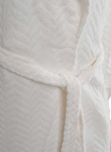 Load image into Gallery viewer, Slenderella Ladies Luxury Zig Zag Fleece Dressing Gown (3 Colours)