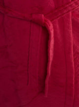 Load image into Gallery viewer, Slenderella Ladies Luxury Zig Zag Fleece Dressing Gown (3 Colours)