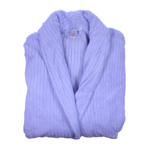 Slenderella Ladies Luxury Ribbed Fleece Dressing Gown (2 Colours)