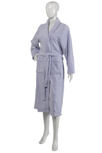 Slenderella Ladies Luxury Ribbed Fleece Dressing Gown (2 Colours)