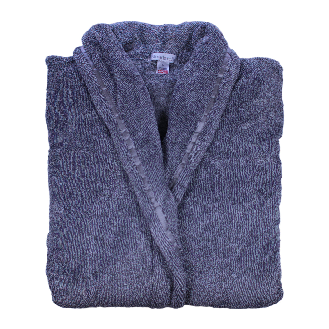 Slenderella Ladies Super Soft Charcoal Fleck Dressing Gown (2 Colours)