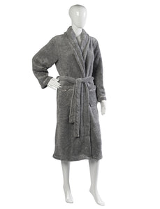 Slenderella Ladies Super Soft Charcoal Fleck Dressing Gown (2 Colours)