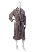 Load image into Gallery viewer, Slenderella Ladies Super Soft Charcoal Fleck Dressing Gown (2 Colours)