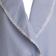 Load image into Gallery viewer, Slenderella Ladies Lightweight Waffle Robe with Lace Trim (5 Colours)