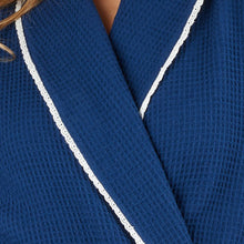 Load image into Gallery viewer, Slenderella Ladies Lightweight Waffle Robe with Lace Trim (5 Colours)