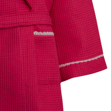 Load image into Gallery viewer, Slenderella Ladies Lightweight Waffle Robe with Lace Trim (5 Colours)