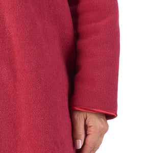 Slenderella Ladies Zip Up Boucle Fleece Dressing Gown (3 Colours)
