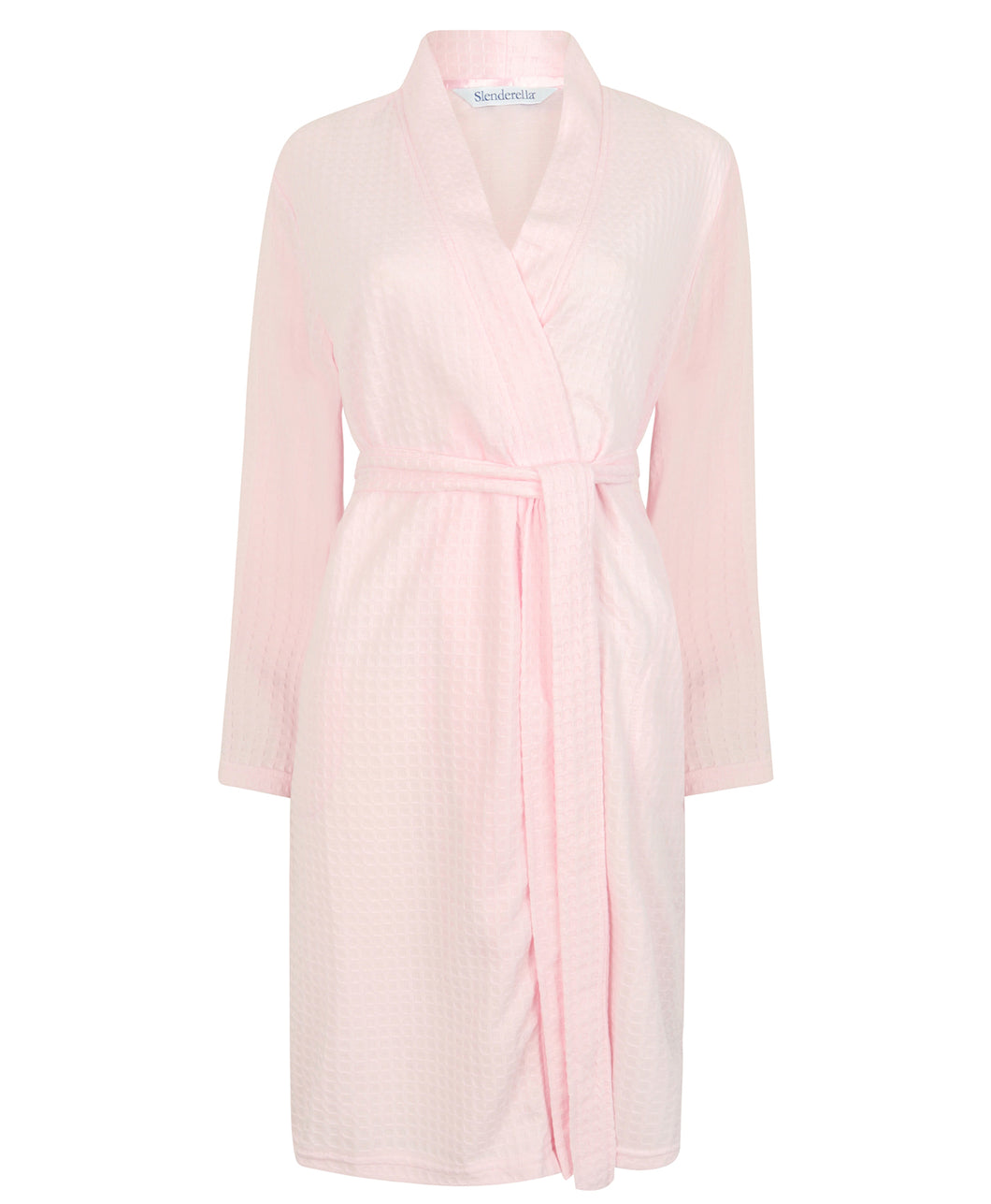 Slenderella Ladies Lightweight Plain Waffle Robe (5 Colours)