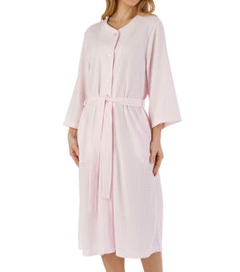 Slenderella Ladies Lightweight Button Through Waffle Robe (5 Colours)