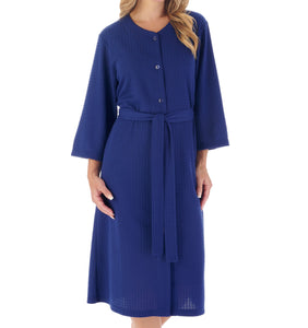 Slenderella Ladies Lightweight Button Through Waffle Robe (5 Colours)