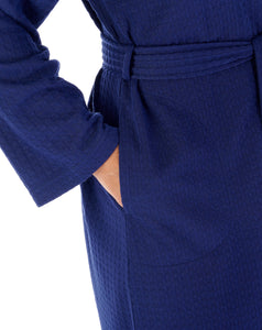 Slenderella Ladies Lightweight Button Through Waffle Robe (5 Colours)