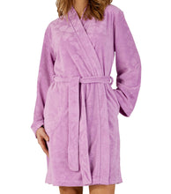 Load image into Gallery viewer, Slenderella Floral Embossed Wrap Dressing Gown (5 Colours)