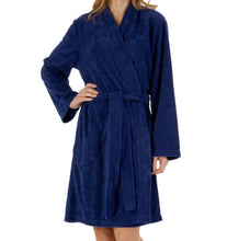 Load image into Gallery viewer, Slenderella Floral Embossed Wrap Dressing Gown (5 Colours)