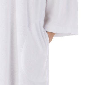 Slenderella Floral Embossed Zip Through Dressing Gown (Small - XXXL)