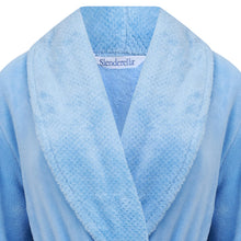 Load image into Gallery viewer, Slenderella Shawl Collar Wrap Robe with Waffle Detail (Small - XXXL)