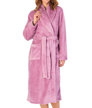 Load image into Gallery viewer, Slenderella Shawl Collar Wrap Robe with Waffle Detail (Small - XXXL)