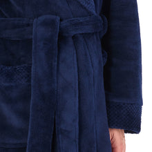 Load image into Gallery viewer, Slenderella Shawl Collar Wrap Robe with Waffle Detail (Small - XXXL)