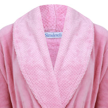 Load image into Gallery viewer, Slenderella Shawl Collar Wrap Robe with Waffle Detail (Small - XXXL)