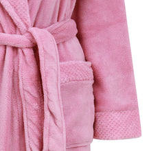 Load image into Gallery viewer, Slenderella Shawl Collar Wrap Robe with Waffle Detail (Small - XXXL)