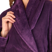 Load image into Gallery viewer, Slenderella Shawl Collar Wrap Robe with Waffle Detail (Small - XXXL)