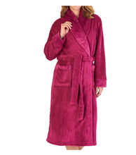 Load image into Gallery viewer, Slenderella Shawl Collar Wrap Robe with Waffle Detail (Small - XXXL)