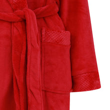 Load image into Gallery viewer, Slenderella Shawl Collar Wrap Robe with Waffle Detail (Small - XXXL)
