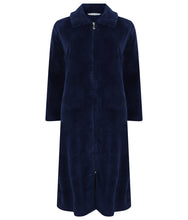 Load image into Gallery viewer, Slenderella Zip Up Waffle Fleece Dressing Gown (7 Colours)