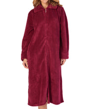 Load image into Gallery viewer, Slenderella Zip Up Waffle Fleece Dressing Gown (7 Colours)