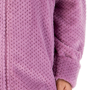 Slenderella Zip Up Waffle Fleece Dressing Gown (7 Colours)