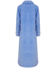 Load image into Gallery viewer, Slenderella Button Up Ankle Length Waffle Fleece Dressing Gown (7 Colours)