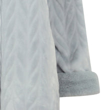 Load image into Gallery viewer, Slenderella Ladies Faux Fur Collar Button Through Dressing Gown (4 Colours)