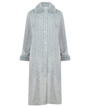 Load image into Gallery viewer, Slenderella Ladies Faux Fur Collar Button Through Dressing Gown (4 Colours)