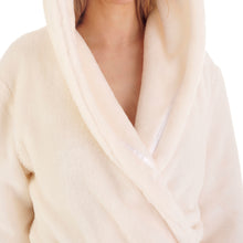 Load image into Gallery viewer, Ladies Slenderella Luxury Fleece Hooded Dressing Gown (6 Colours)