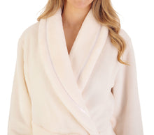 Load image into Gallery viewer, Slenderella Luxury Flannel Fleece Shawl Collar Dressing Gown (5 Colours)