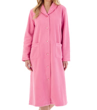 Load image into Gallery viewer, Slenderella Anti Pill Polar Fleece Button Up Dressing Gown (3 Colours)