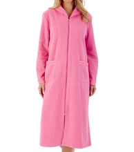 Load image into Gallery viewer, Slenderella Anti Pill Polar Fleece Zip Up Dressing Gown (4 Colours)