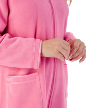 Load image into Gallery viewer, Slenderella Anti Pill Polar Fleece Zip Up Dressing Gown (4 Colours)