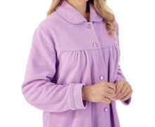 Load image into Gallery viewer, Slenderella Anti Pill Button Up Peter Pan Collar Dressing Gown (3 Colours)