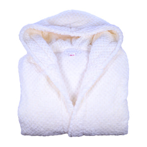 Slenderella Ladies Hooded Waffle Fleece Dressing Gown (4 Colours)