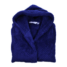 Load image into Gallery viewer, Slenderella Ladies Hooded Waffle Fleece Dressing Gown (4 Colours)