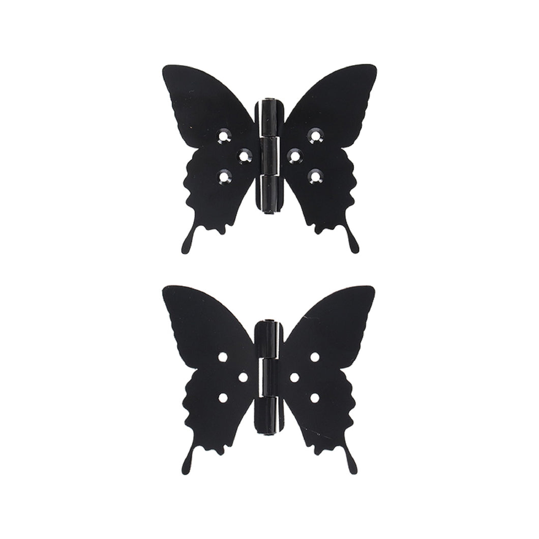 Black Butterfly Door Hinges (2 Designs)