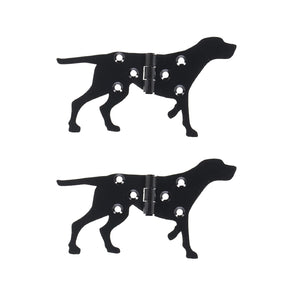 Black Dog Door Hinges (Left or Right)